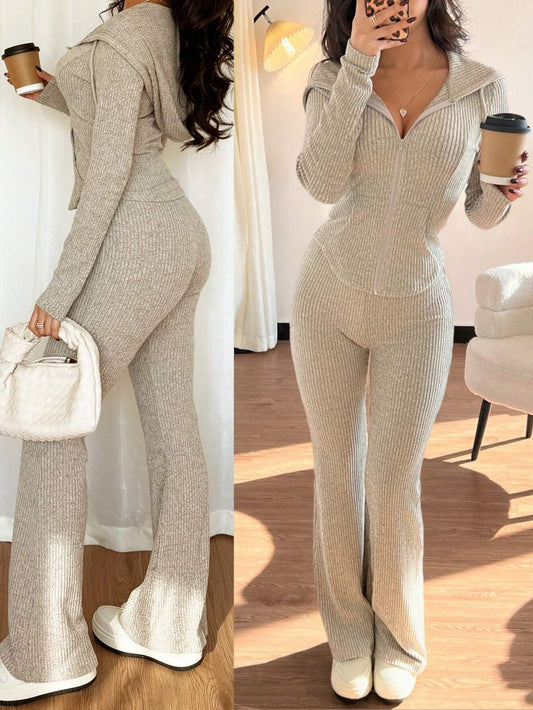 Women’s Luxe Velvet 2-Piece Hoodie Set
