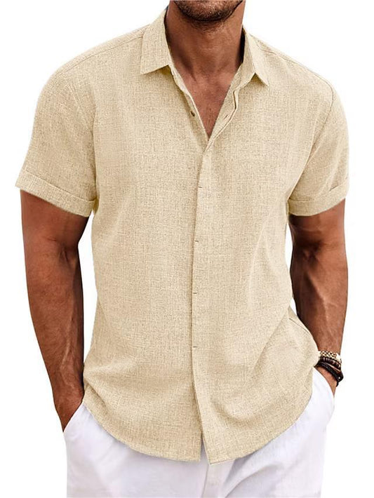 Coastal Classic Linen Button Shirt