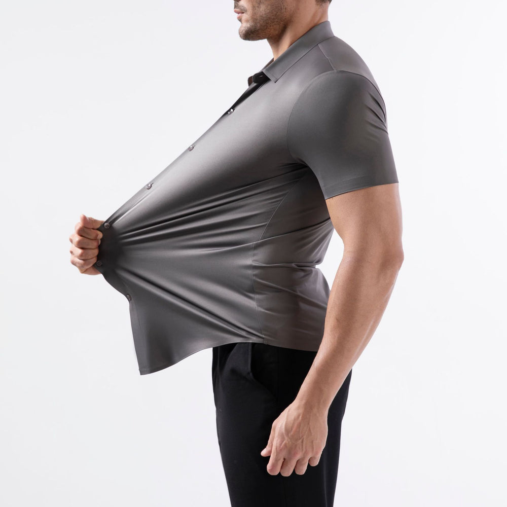 Men's 16-Way Stretch Slim Fit Dress Shirt - Wrinkle-Free