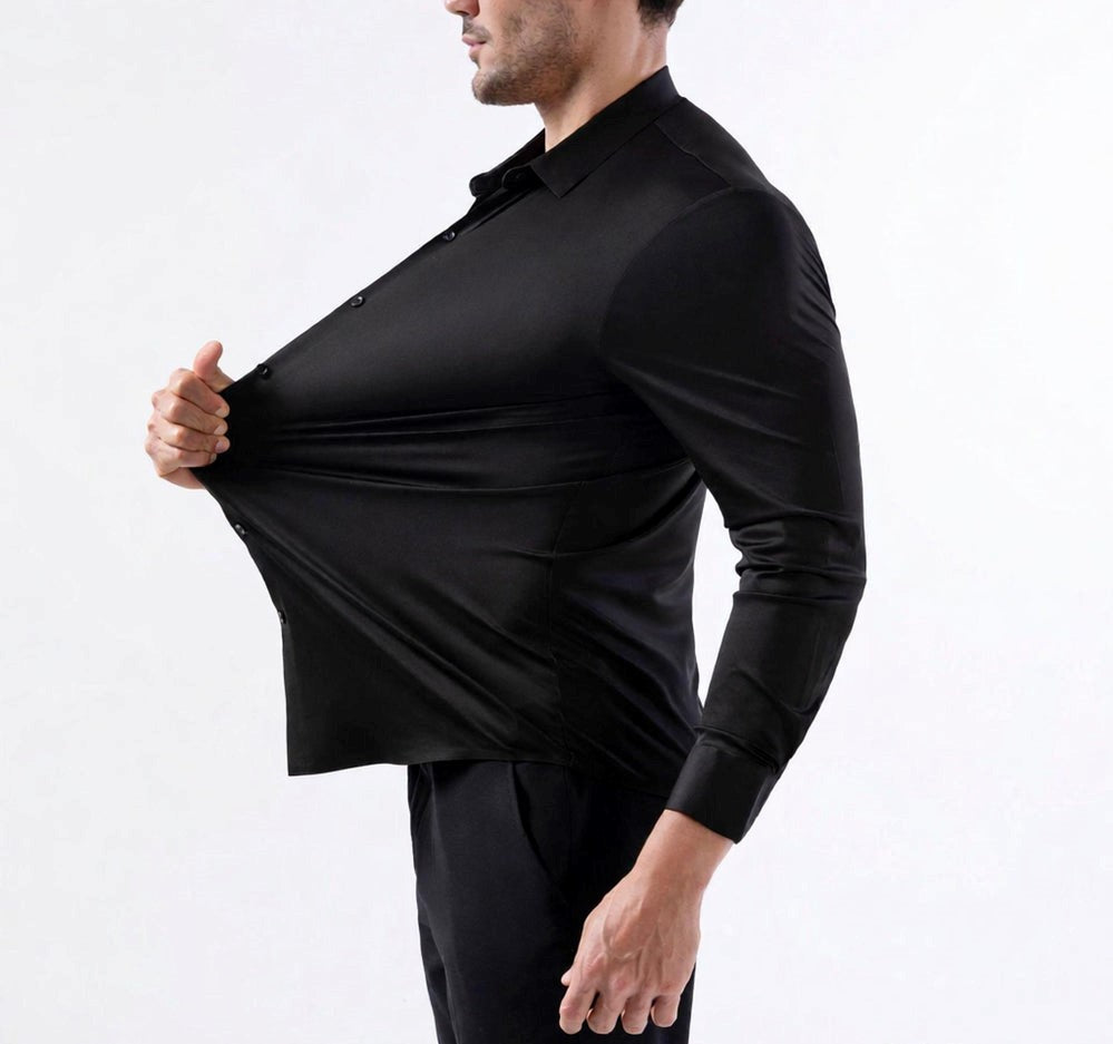 Men's 16-Way Stretch Slim Fit Dress Shirt - Wrinkle-Free