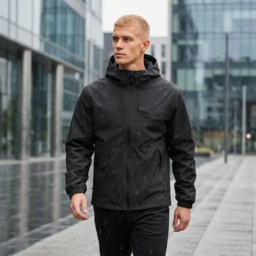 Waterproof Hooded Techwear Jacket