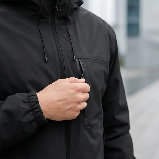 Waterproof Hooded Techwear Jacket