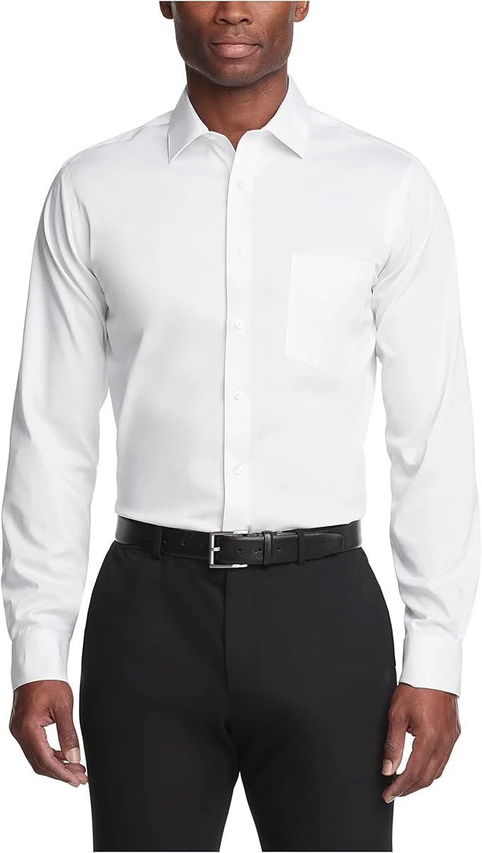 Men's 16-Way Stretch Slim Fit Dress Shirt - Wrinkle-Free