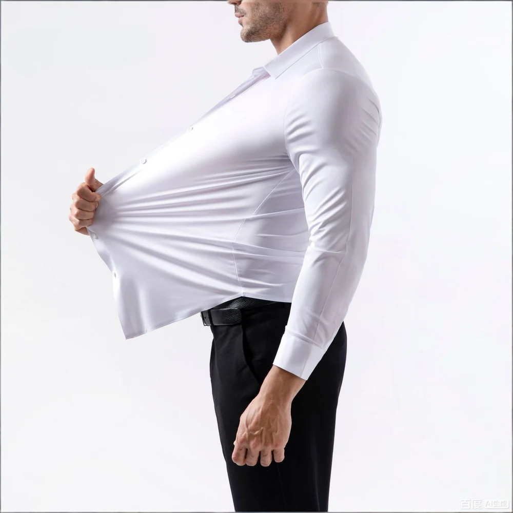 Men's 16-Way Stretch Slim Fit Dress Shirt - Wrinkle-Free