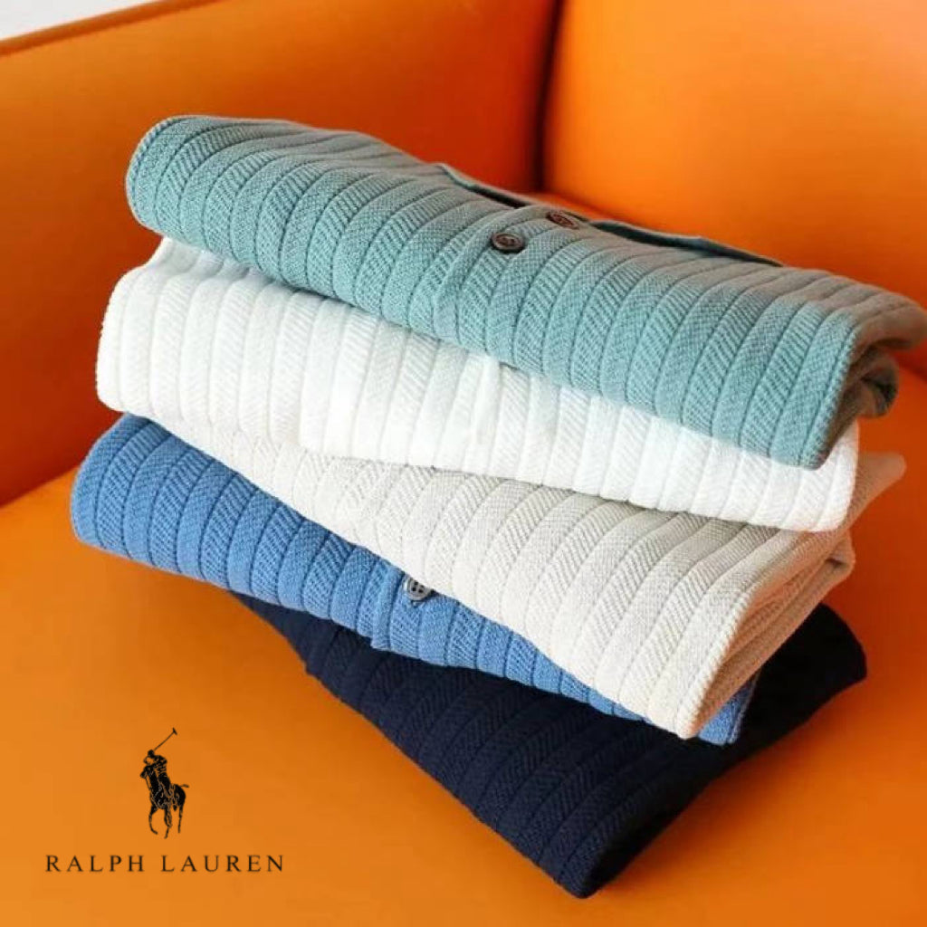 Men's Comfort Knit Casual Polo Shirt