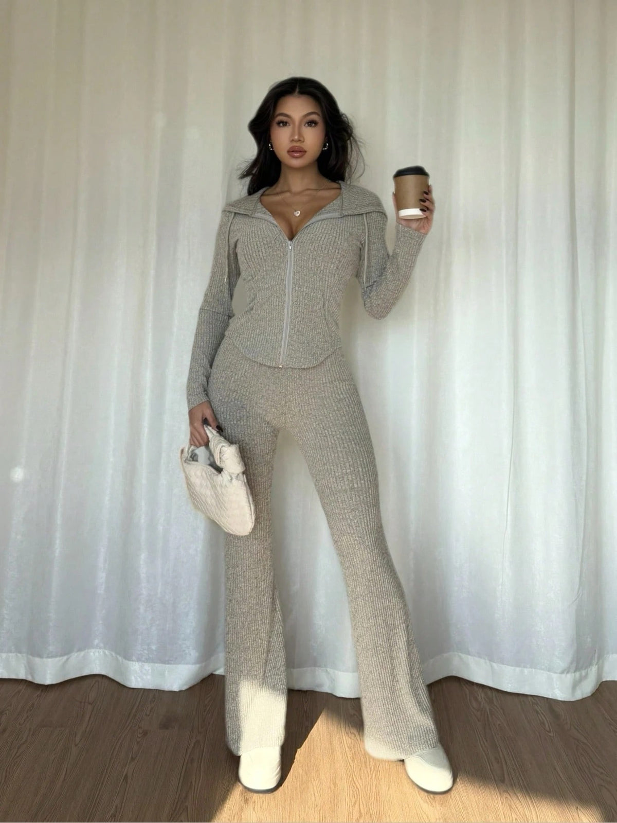 Women’s Luxe Velvet 2-Piece Hoodie Set
