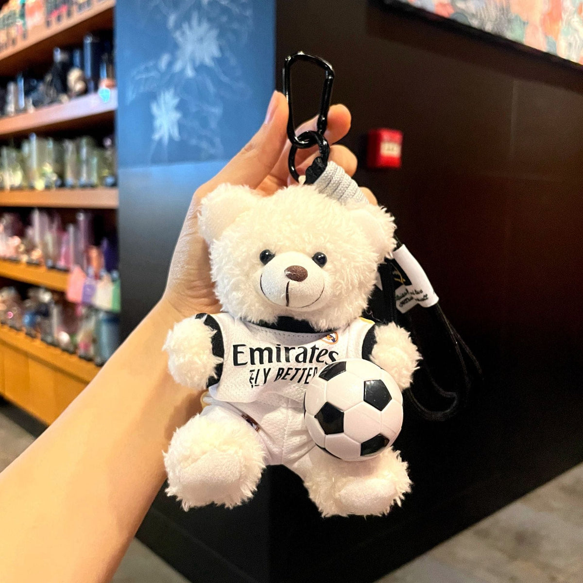 World Cup Star Plush Bear Keychain