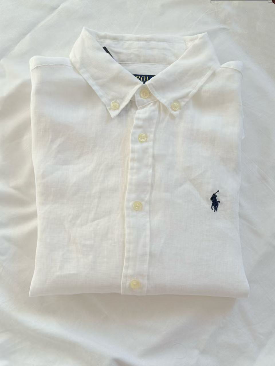 Women's Classic Linen Button-Down Shirt