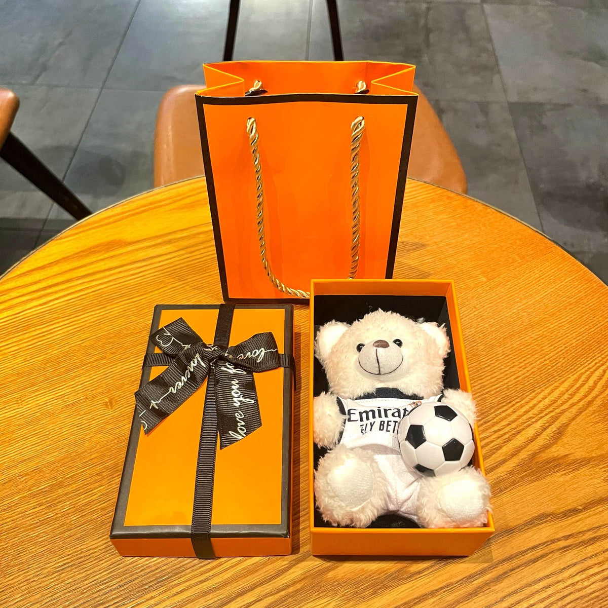 World Cup Star Plush Bear Keychain