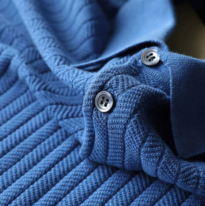 Men's Comfort Knit Casual Polo Shirt