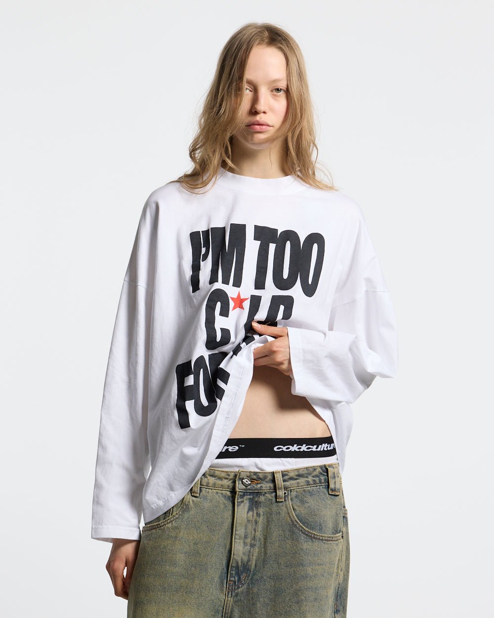 Cozy White Tee - Cute & Made For You
