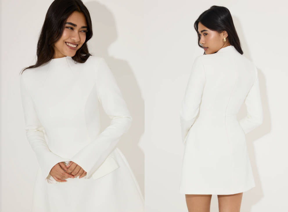 Effortless Split Sleeve Mini Dress