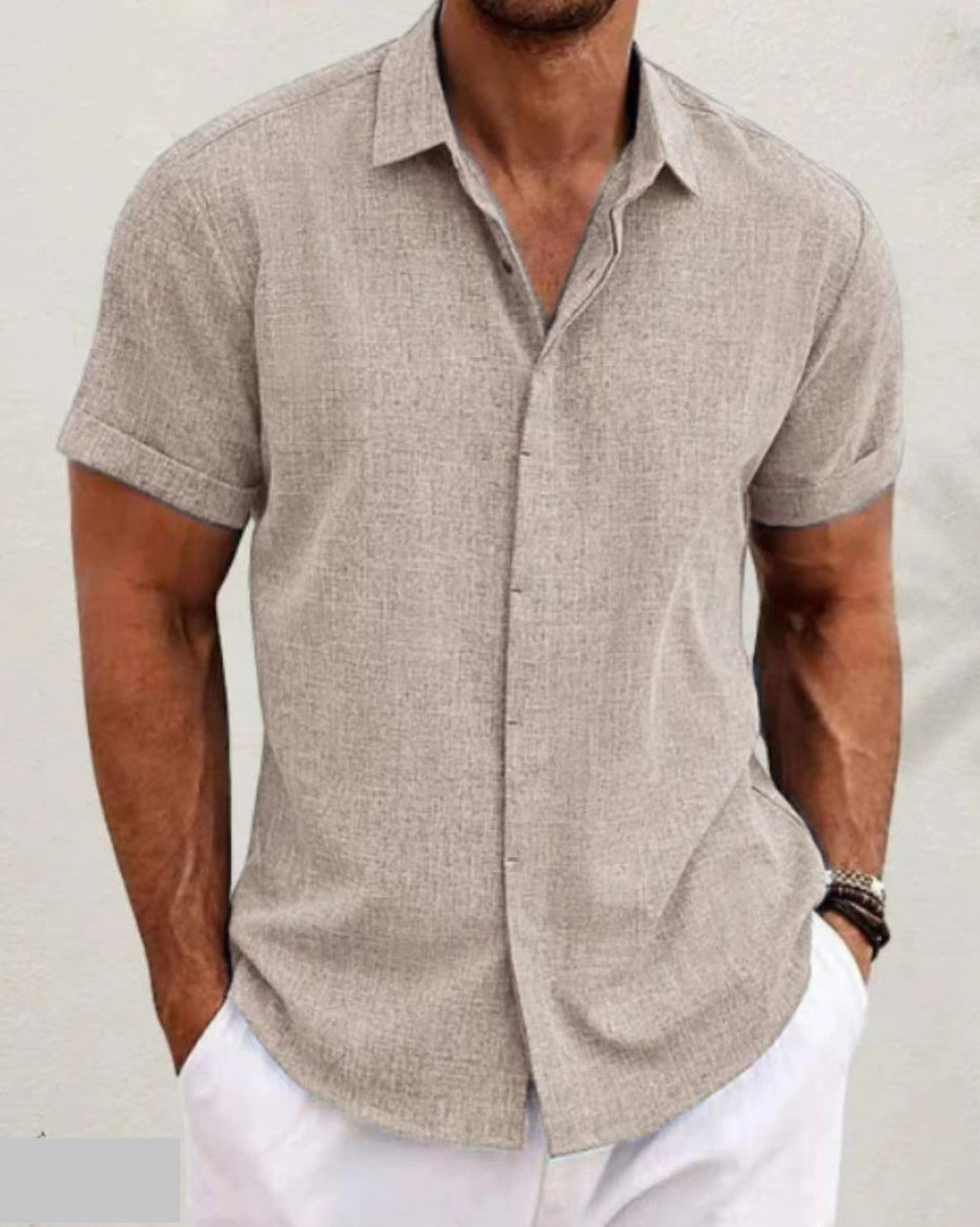 Coastal Classic Linen Button Shirt
