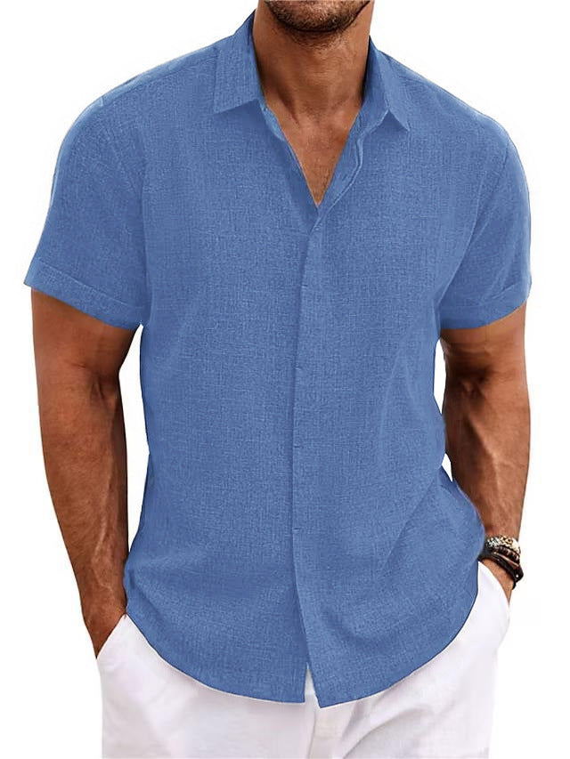 Coastal Classic Linen Button Shirt