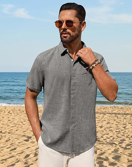 Coastal Classic Linen Button Shirt