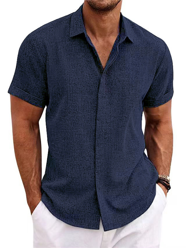 Coastal Classic Linen Button Shirt